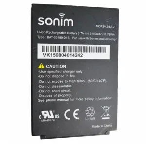 Phone battery BAT-03180-01S for Sonim XP5,XP5700