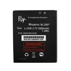 Phone battery BL3807 for FLY IQ454