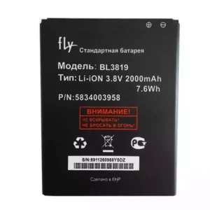 Phone battery BL3819 for FLY IQ4514
