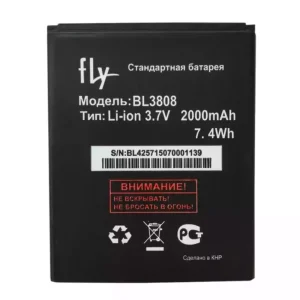 Phone battery BL3808 for FLY IQ456