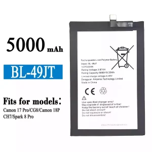 Phone battery BL-49JT for Tecno Camon 17 Pro / Camon 18P / Spark 8 Pro