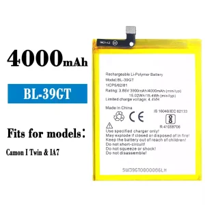Phone battery BL-39GT for Tecno Camon I Twin