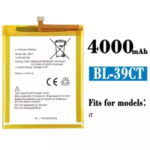 Phone battery BL-39CT for Tecno i7