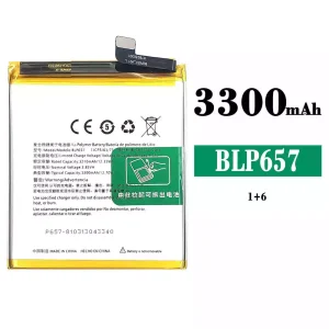 Phone battery BLP657 for OnePlus 6