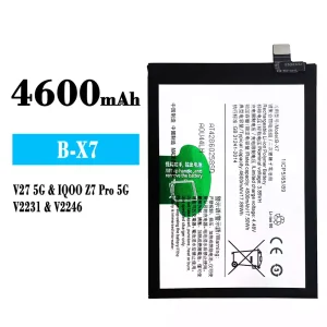 Phone battery B-X7 for VIVO V27 5G/IQOO Z7 Pro 5G
