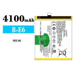 Phone battery B-E6 for VIVO NEX 8G