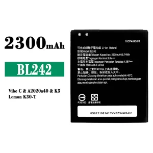 Phone battery BL242 for Lenovo Vibe C / K3 / Lemon K30-T