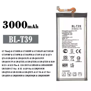 Phone battery BL-T39 for LG G7 ThinQ  / Q7 / Q7+ / Q7a / K40 / K12+ / K12 Plus / Q9 One / G7 Fit / G7 Fit+