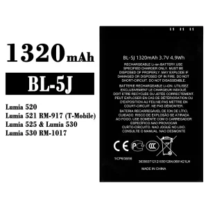 Phone battery BL-5J for Nokia Lumia 520 Lumia 521 Lumia 525 Lumia 530