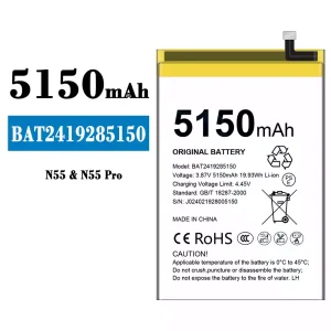Phone battery BAT2419285150 for Doogee N55/N55 Pro