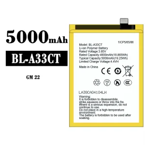 Phone battery BL-A33CT for General Mobile GM 22