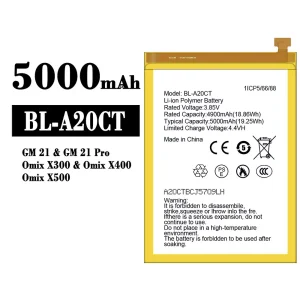 Phone battery BL-A20CT for General Mobile GM 21/GM 21 Pro/Omix X300/Omix X400/Omix X500