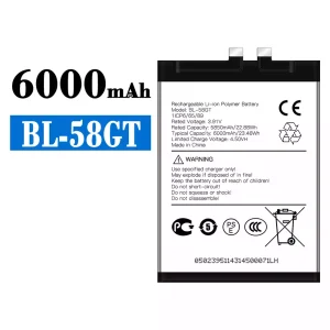 Phone battery BL-58GT for Tecno