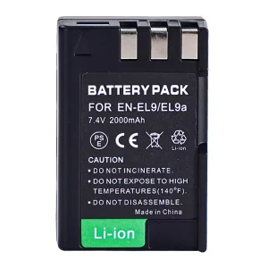 Camera battery for Nikon EN-EL9