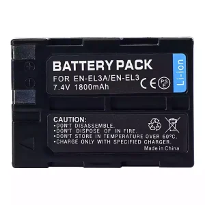 Camera battery for Nikon EN-EL3A EN-EL3