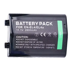 Camera battery for Nikon EN-EL4A EN-EL4