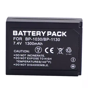 Camera battery for Samsung BP1030 BP-1030