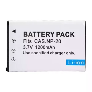 Camera battery for CASIO Exilim EX-M1 EX-M2 EX-M20