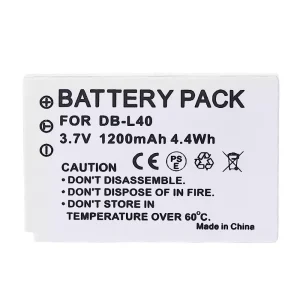 Camera battery for SANYO DB-L40