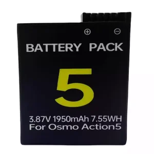 Battery for DJI BCX204-1950-3.87,Action 5, Action 5 Pro