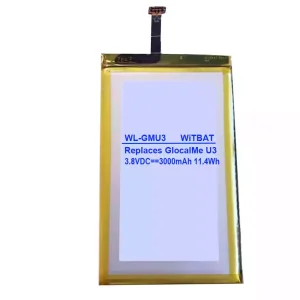 Battery for GlocalMe GLMU19A02W,Yoshiatsu Cat U3