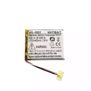 Battery for Garmin Forerunner 910XT Forerunner 310XT,361-00057-00 361-00041-00
