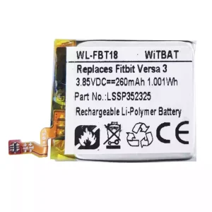 Battery for Fitbit Versa 3,LSSP352325