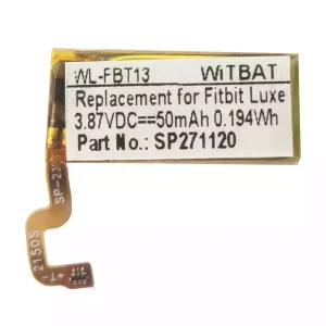 Battery for Fitbit Luxe,LSS271120P,SP271120P