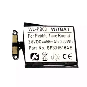 Battery for Pebble Time Round,SP301618AE