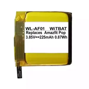 Battery for Amazfit Pop A2009,PL3822222GH
