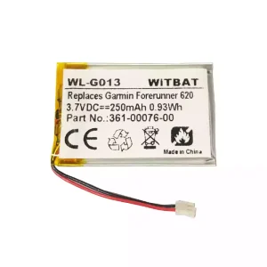 Battery for Garmin forerunner 620,361-00076-00