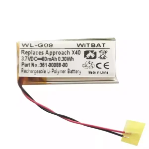 Battery for Garmin Approach X40,VivoSmart HR,VivoSmart HR+,361-00088-00