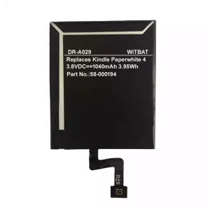 Battery for Kindle Paperwhite 4,58-000194,26S1017