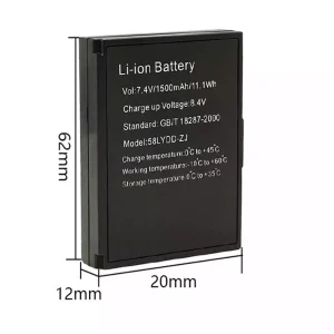 Battery for 58LYDD-ZJ,ZJ-58LYWD,ZJ-58LYDD,ZJ-58MNWD,ZJ-58MNDD