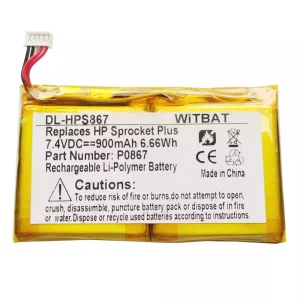 Battery for HP Sprinter Plus Pocket Photo Printer,P0867