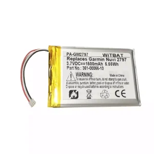 Battery for Garmin 361-00066-00,361-00066-10,361-00066-11