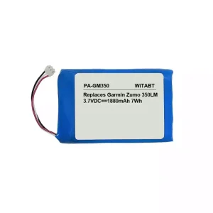 Battery for Garmin ZUMO 340LM 350LM 390LM,361-00059-00