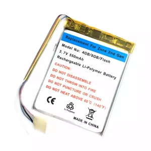 Battery for Microsoft Zune 2 4GB,Zune 2 8GB,X814398-001