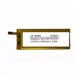 Battery for Sony MZ-N10,MZ-E10,LIP-3WMB