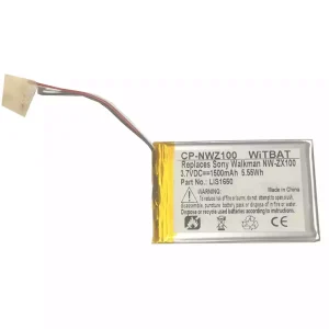 Battery for Sony Walkman NW-A306,NW-A307,LIS1650