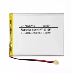 Battery for Sony Walkman NW-S710,NW-S715F,LIS1401