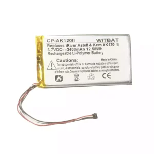 Battery for iRiver Astell & Kern AK120 II,AK100 II
