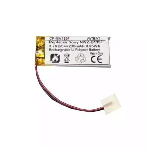 Battery for SONY Walkman NWZ-B133F,NWZ-B135,NWZ-B142F,NWZ-152F,NWZ-B162F,NWZ-B172F,NWZ-B173F,NWZ-B183F