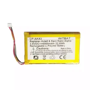 Battery for iRiver Astell & Kern KANN ALPHA PPM43,BZ124678