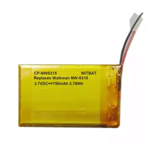 Battery for SONY Walkman NW-S313 NW-S315,AHB303450