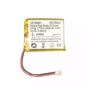 Battery for Razer Mamba 5G Chroma Wireless Gaming Mouse (RC30-013601),PL993742