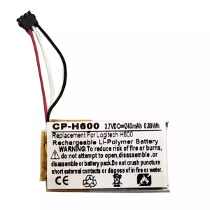 Battery for Logitech AHB521630,533-000071