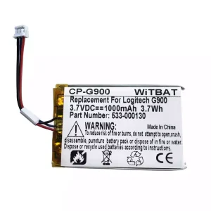 Battery for Logitech Illuminated Living-Room Keyboard K830,533-000112
